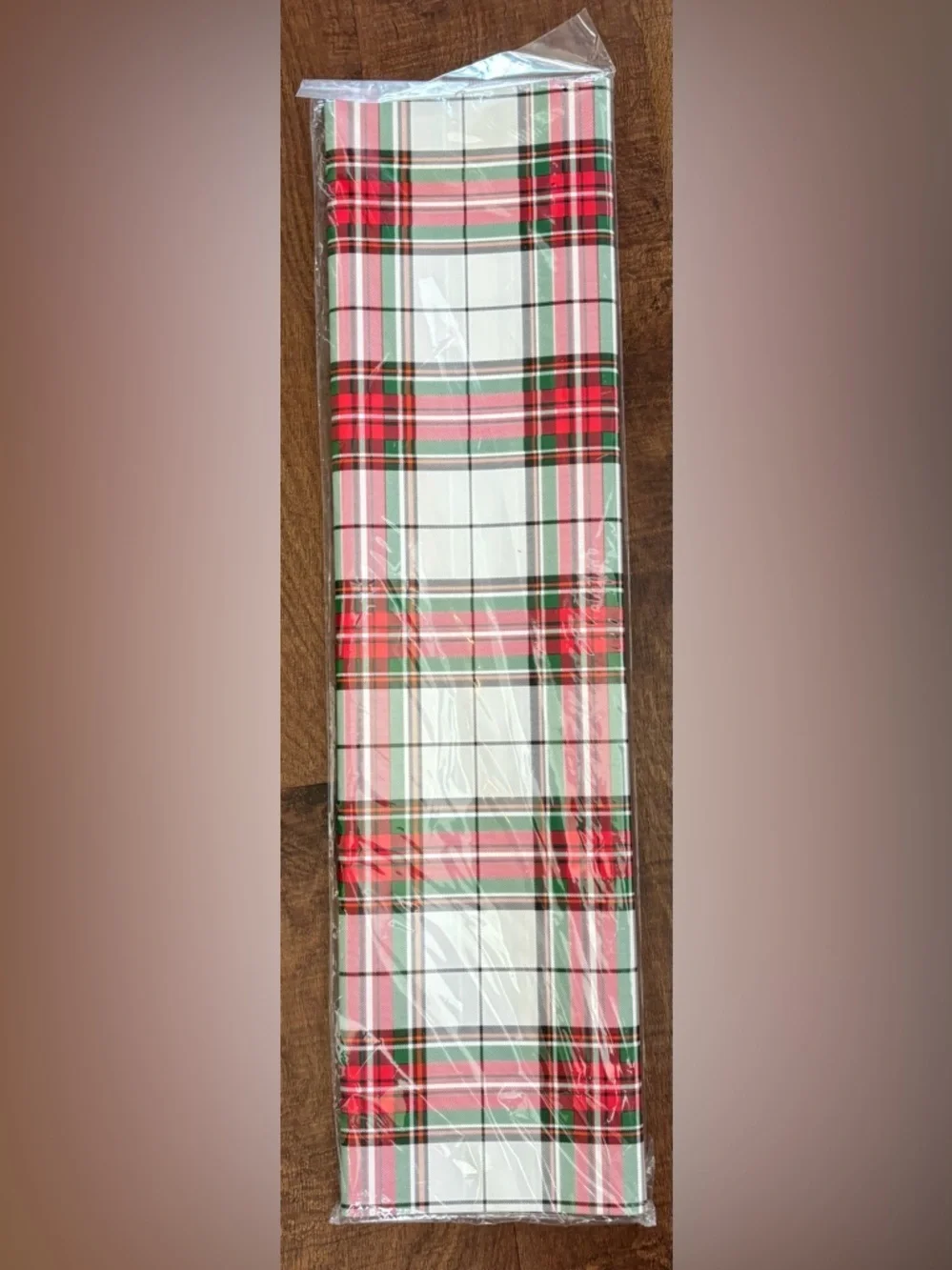 floral wrapping paper-3 sets NWT NEW plaid Christmas 36 sheets